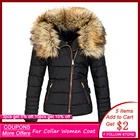 Женские повседневные пальто большого размера плюс размера в готическом стиле, теплые зимние облегающие офисные женские куртки на молнии с карманами, модные пальто