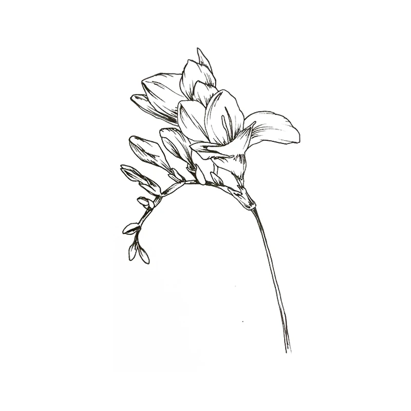 

Clear Stamps Beautiful Flower Rubber Transparent Stamps Silicone Scrapbooking for Card Making Photo Craft Decor New Stamp 2019