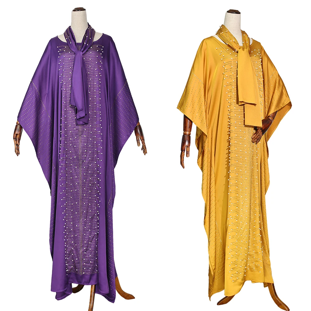 Новый комплект из обуви в африканском стиле платья для женщин dashiki vetement femme 2021