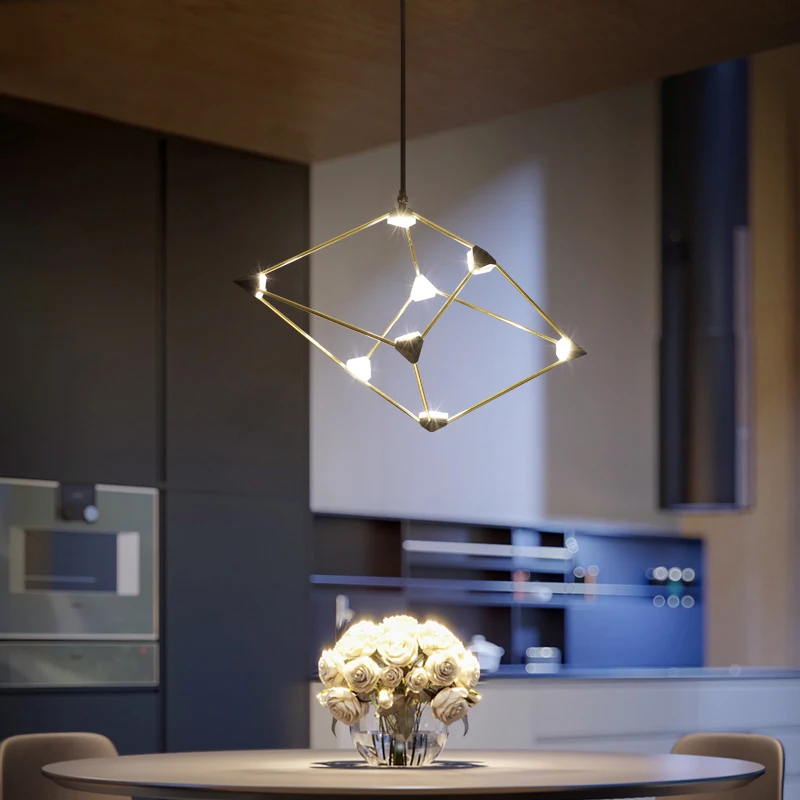 Черный винтажный промышленный подвесной светильник скандинавский Ретро s