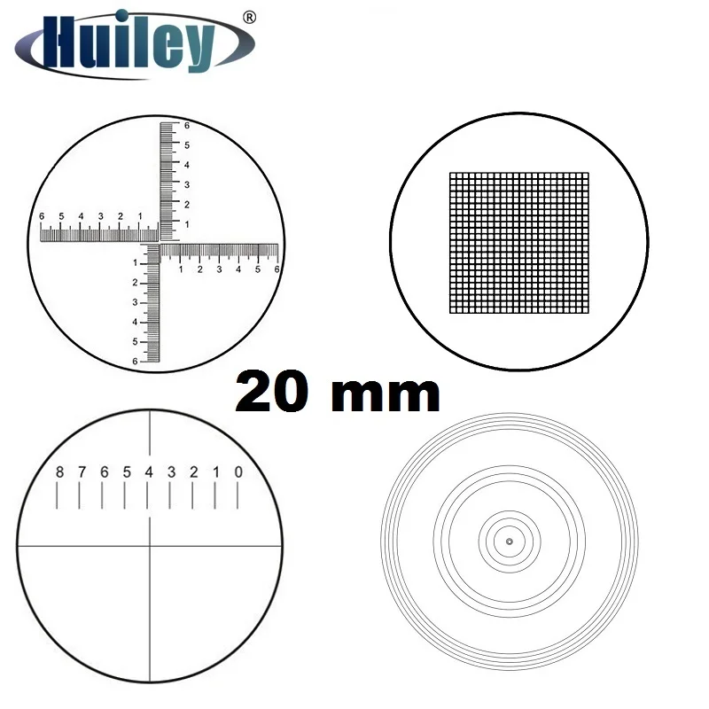 Оптический Приблизительный Диаметр 20 мм окуляр калибровка X Y перекрестная