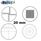 Оптический микроскоп-микрометр диаметром 20 мм окуляр калибровка X Y поперечная линейка сетка концентрические круги весы для сетки