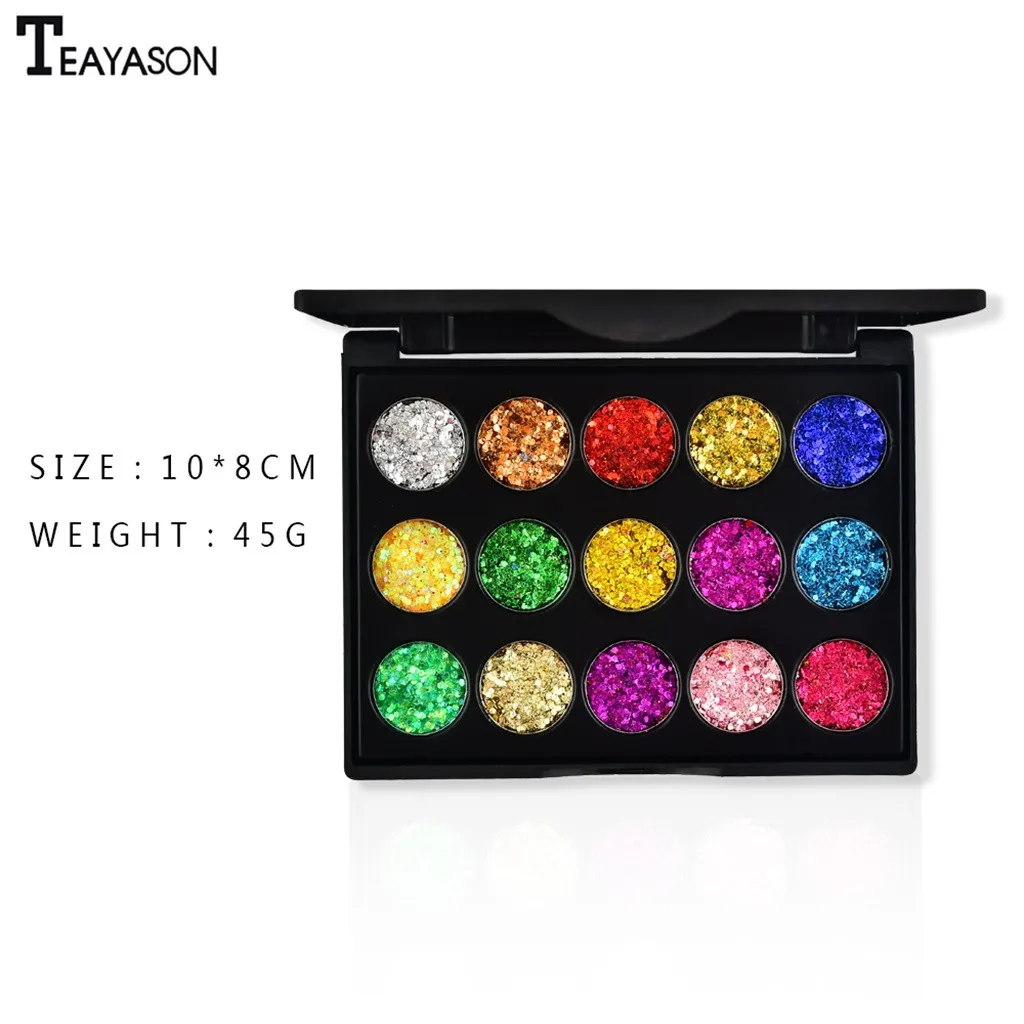 15 Color Eye Shadow Palette Pearl Valentine's Day Gift Glitter Powder Eyeshadow Cosmetic Makeup Waterproof |