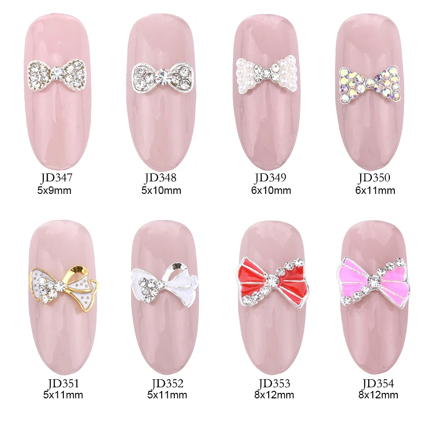 10 шт. галстук-бабочка для дизайна ногтей | Красота и здоровье