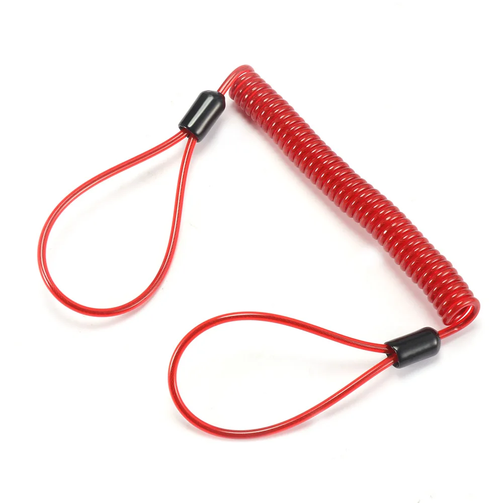 150cm Anti Thief Motorbike Wheel Alarm Disc Lock Security Brake Bag And Reminder Spring Cable Warning Rope. | Автомобили и