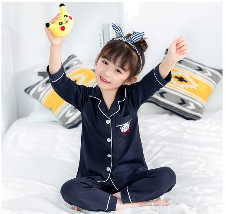 

kids pajamas sets pure cotton for spring and autumn kids homewear toddler pajamas carton cute and soft