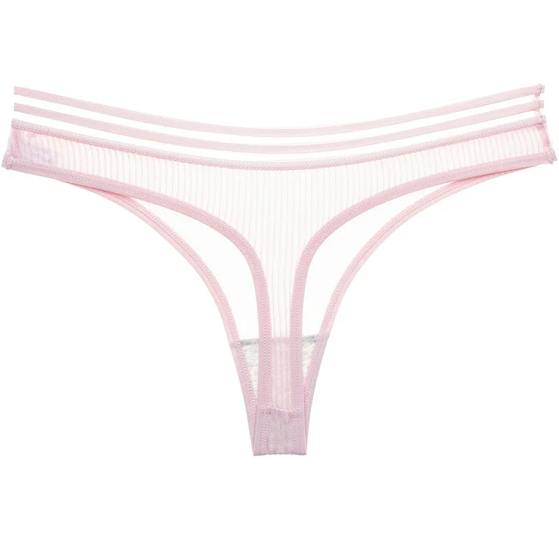 pink SP& CITY, европейские кружевные бесшовные трусики, сексуальные стринги, женское сексуальное нижнее белье, однотонные прозрачные трусики, нижнее белье - Цвет: pink