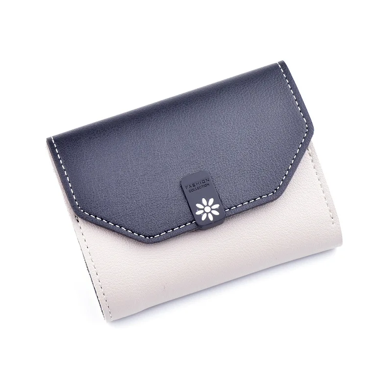 New Leather Wallet Women Ladies Short Hit Color Simple Personality Hand Take Mini Coin Purse | Багаж и сумки