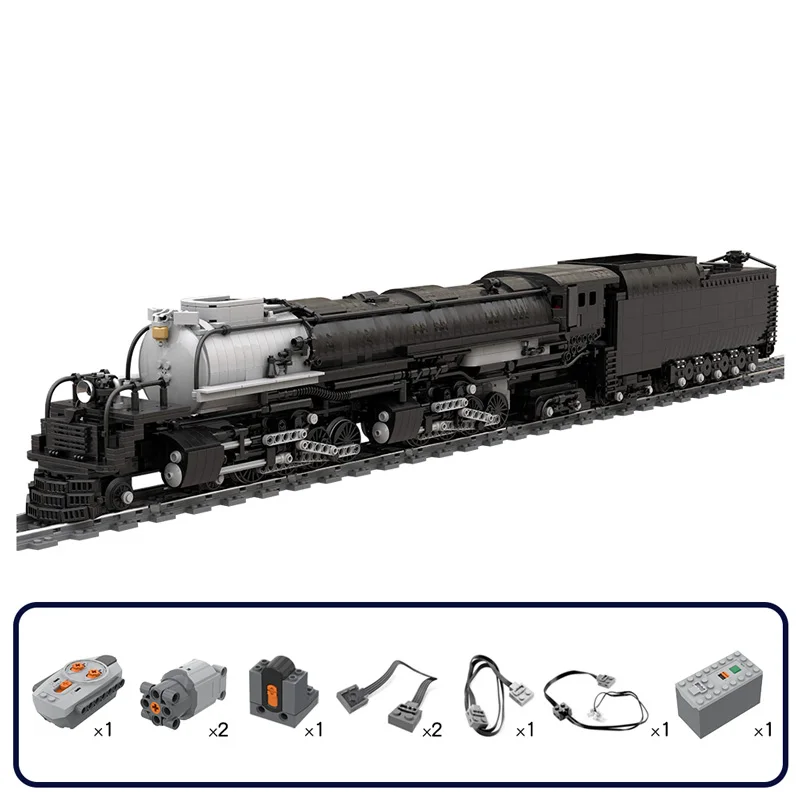 Конструктор BuildMoc технический Радиоуправляемый железнодорожный вокзал Union Pacific