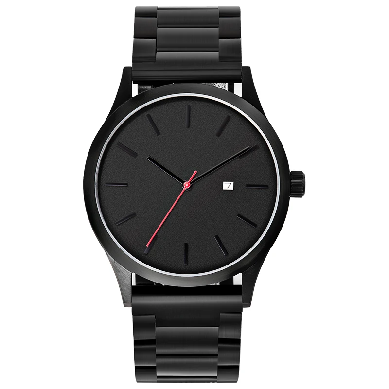 Часы наручные мужские кварцевые со стальным корпусом брендовые модные роскошные