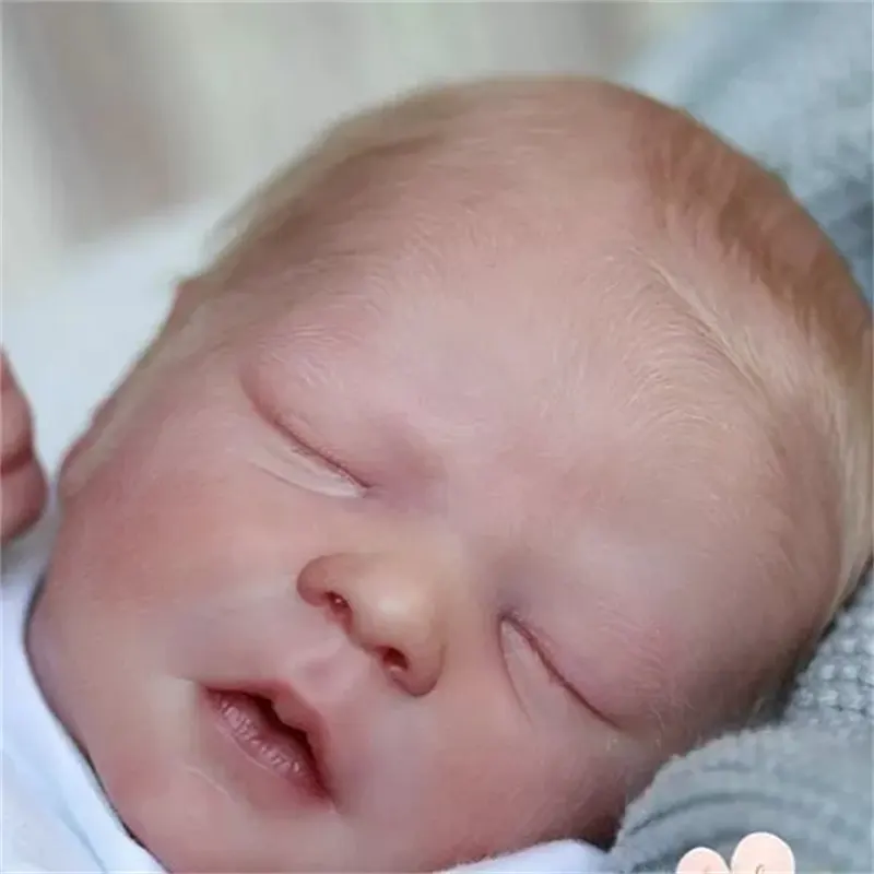 

Kit Reborns Bebes 17Inch Reborn Doll Kit Darren Sleeping & Awake Lifelike Soft Touch Fresh Color reborn kit unpainted