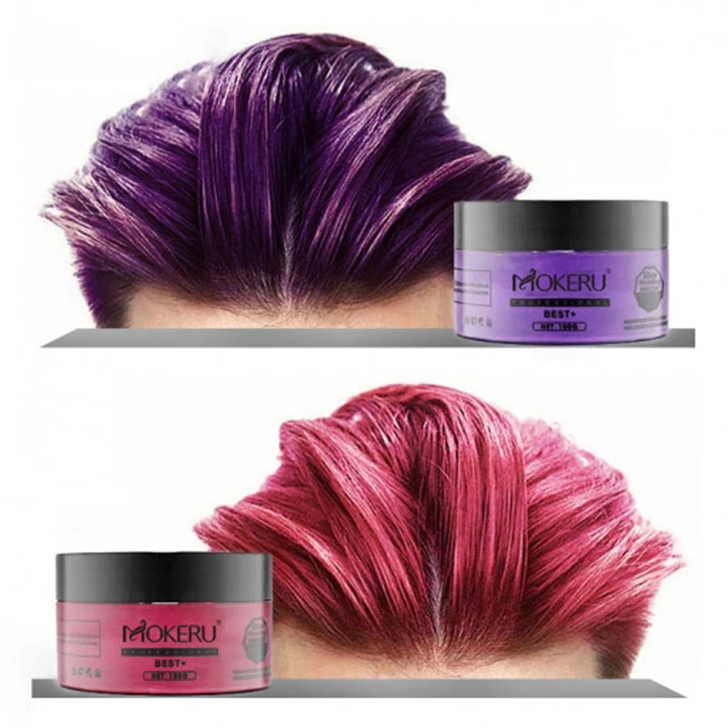 100 г Уход за волосами Цвет воск Для женщин мужчин временные укладки грязь DIY