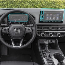 GPS navigation screen TPU protective film for Honda 11 Generation Civic 2021 2022 car Instrument protector