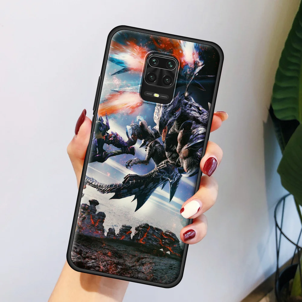 

Rise Monster Hunter Luxury Soft Phone Accessories Cover for Redimi Note 9 9S 8 8T 7 Pro 9A 9C K40 Note 10 Plus MAX Case Shell