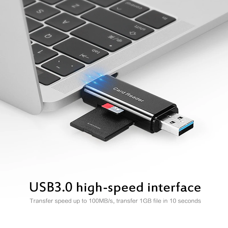 USB 3 0 + OTG Micro SD/SDXC TF кардридер адаптер многофункциональный U-диск для ПК устройство