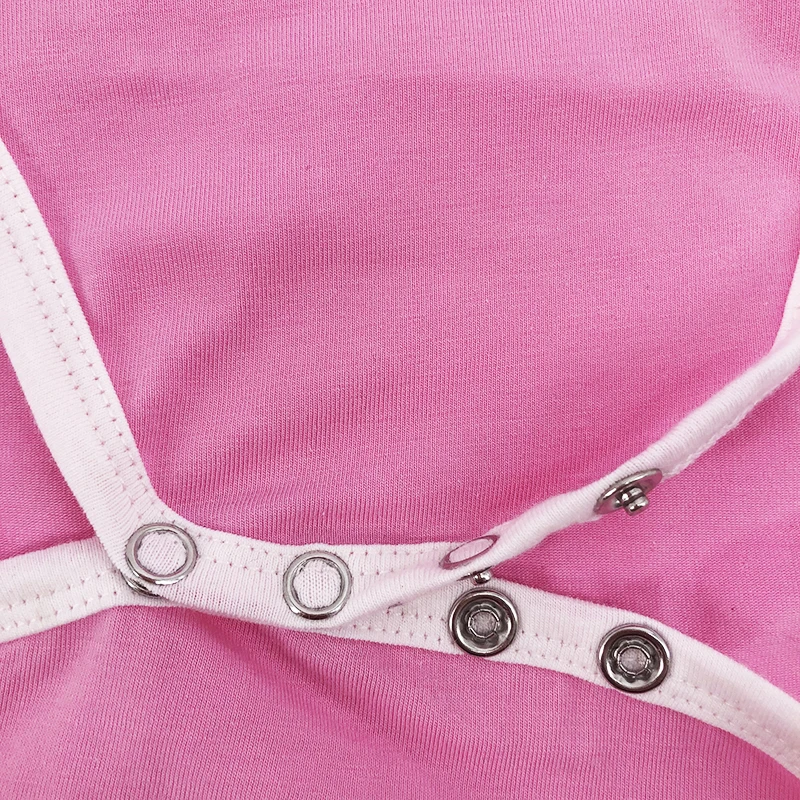 Розовый женский ABDL хлопок Onesie пижамы Ползунки промежность взрослый ребенок Onesie Комбинезон Ddlg девочка взрослый ползунок комбинезон