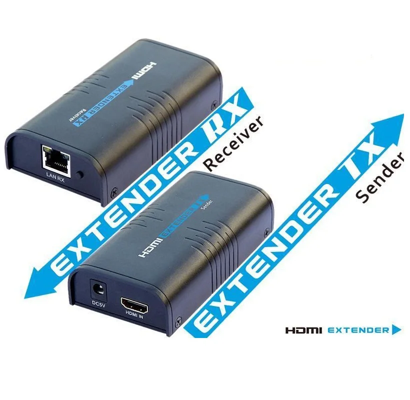 LKV373 V2.0 HDMI-совместимый удлинитель видео аудио 1 передатчик для N-приемника по Cat5e/Cat6