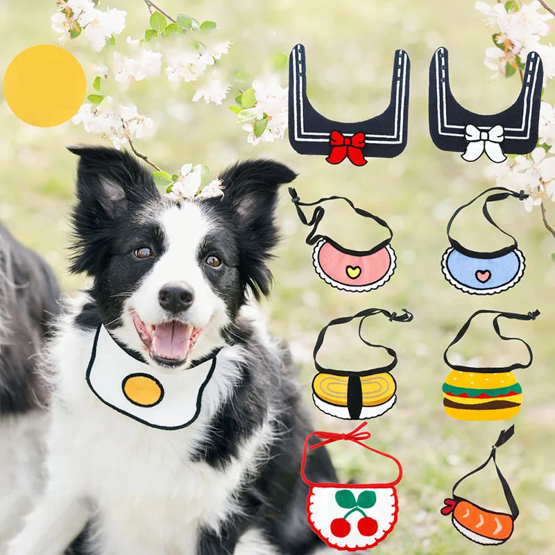 2020 аксессуары для хот-догов регулируемые нагрудники собак Галстук ухода за
