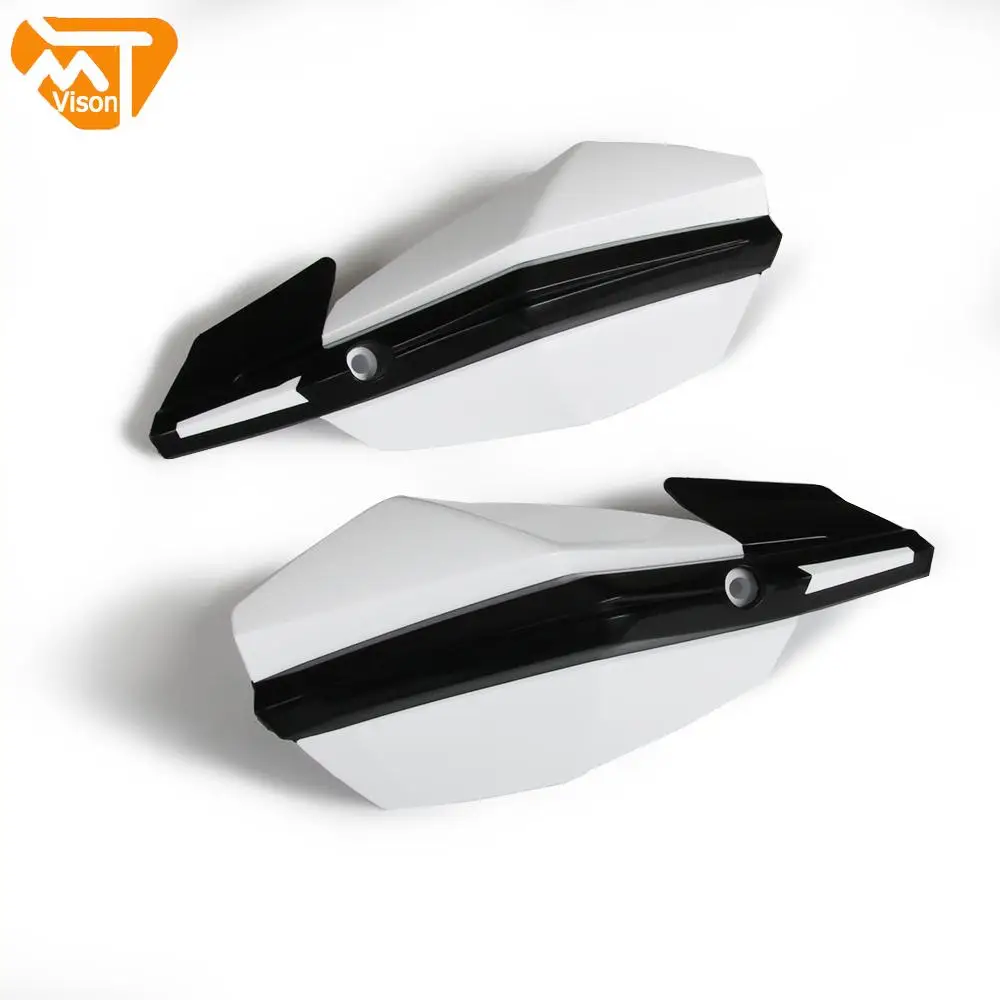 Белая Ручная защита мотоцикла подходит для питбайка грязи мотокросса эндуро