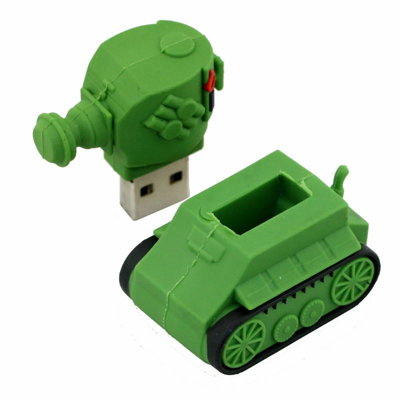 Модель танка с героями мультфильмов USB флешка 4 ГБ 8 16 32 64 128 USB2.0 флеш накопитель 256