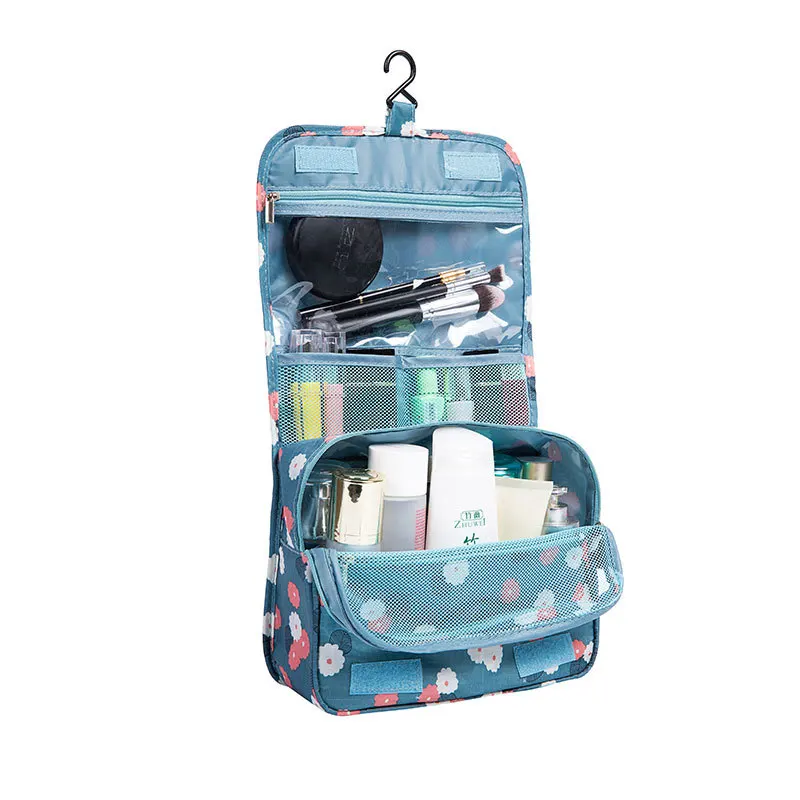 Snailhouse Korean Version Hook Wash Bag Printed Travel Accessories Bags Oxford Cloth Cosmetics Storage Home Organizers | Дом и сад