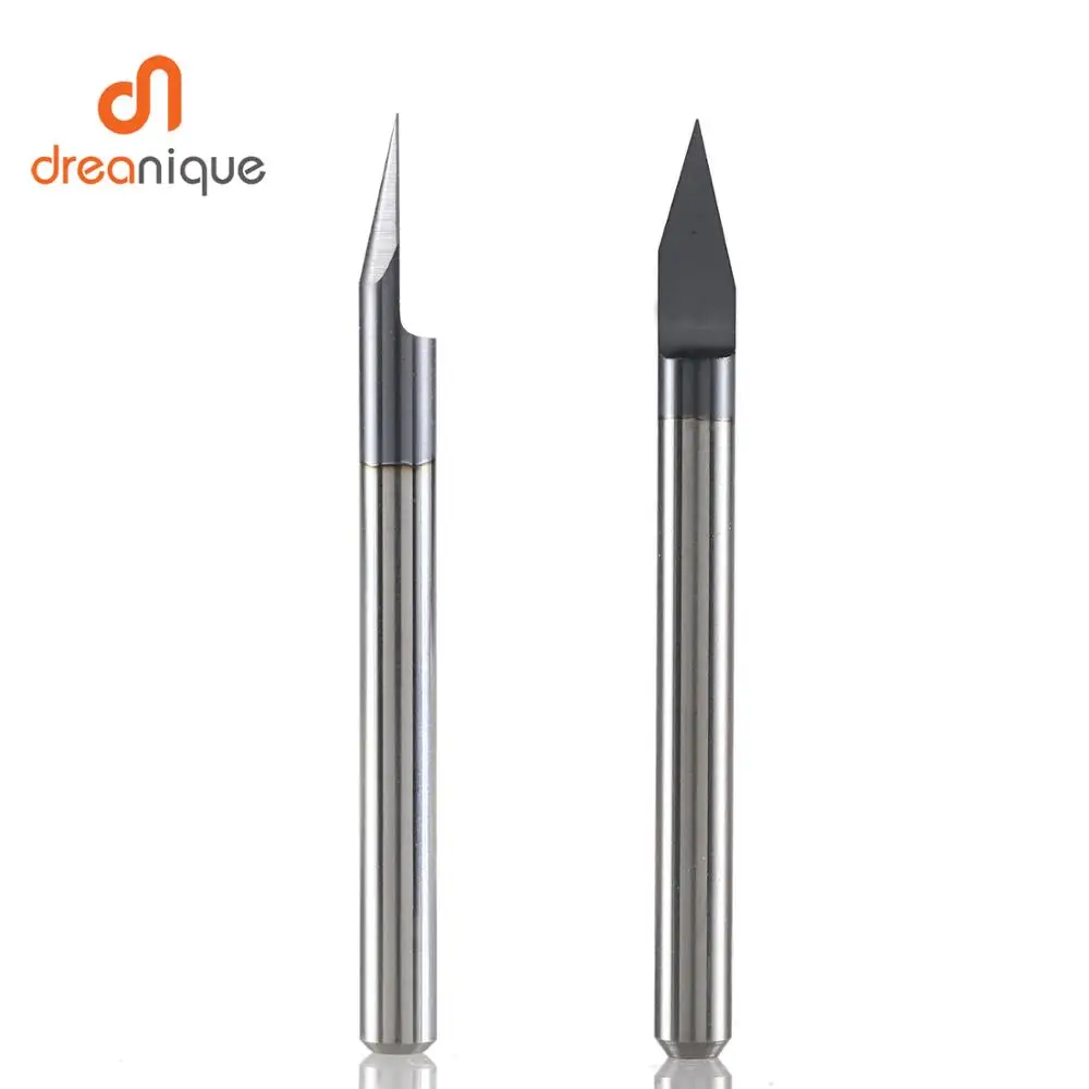 Твердосплавные гравировальные биты с ЧПУ фреза набор для работы по дереву 3 175 мм 6