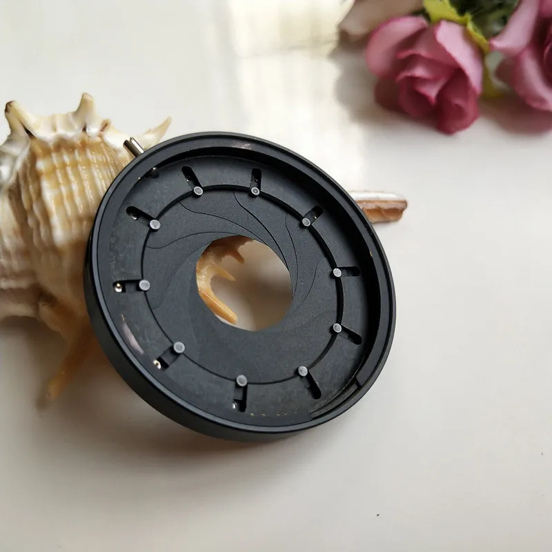 

100pcs 1-29mm Amplifying Diameter Metal Zoom Adjustable Optical Iris Diaphragm Aperture Condenser for Digital Camera Microscope