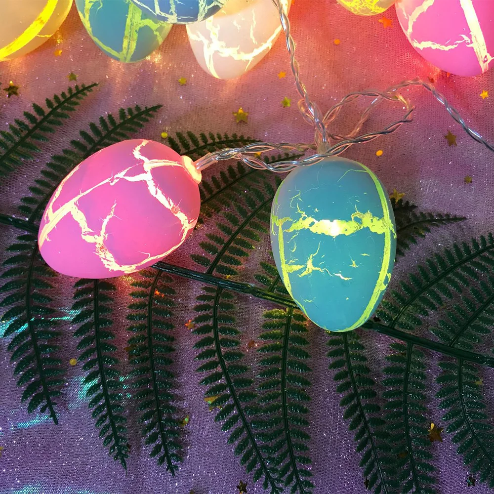 

10/20/30LED Easter Egg Led Light Bunny Rabbit String Fair Lights For Easter Party Wedding Decoration Easter Decorations For Home