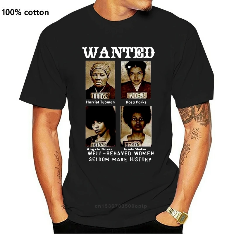 Хотел Гарриет табмэн Rosa парки Angela Davis Assata футболка черный Для мужчин S-6XL | Мужская