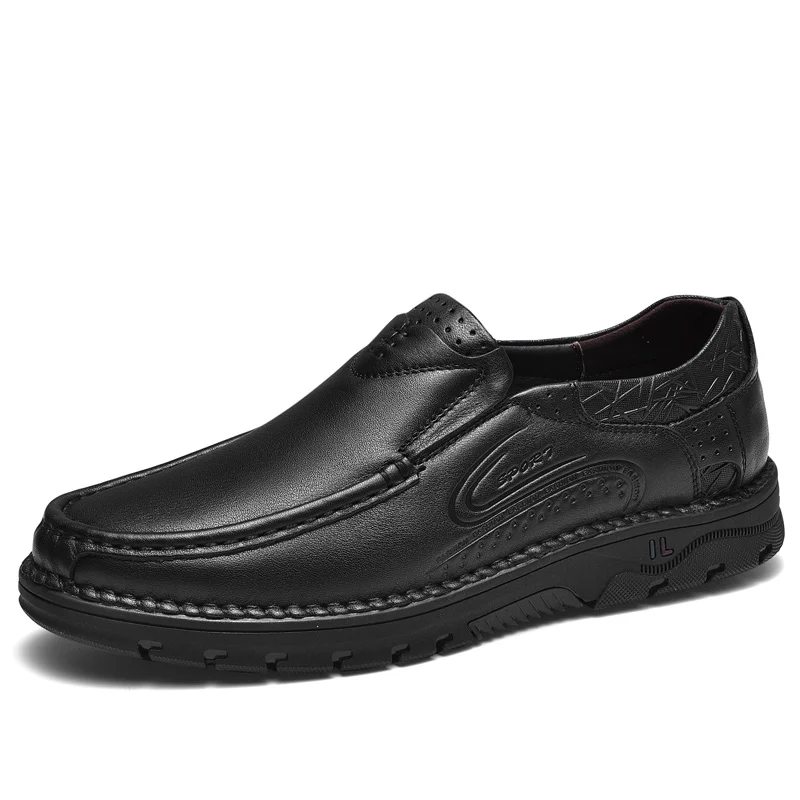 Туфли мужские классические из натуральной кожи деловые повседневная обувь на