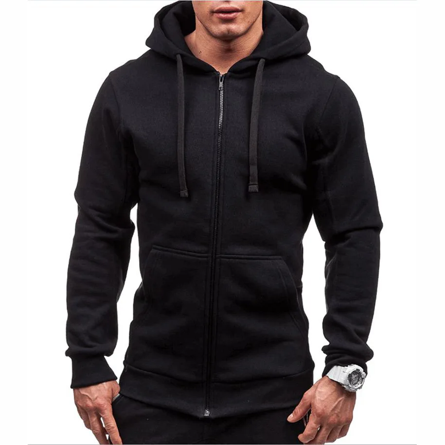 

Autumn And Winter New Multicolor Men's Sports Hooded Sweater Gym Muscle Training Outdoor Running Leisure Loose Plus Size Hoodie