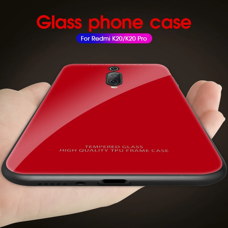 Черное белое закаленное стекло чехол для Xiaomi mi 9T Pro 9 SE, одноцветное стекло, чехол для Xiaomi mi 9t mi 9se 9 t, чехол-бампер