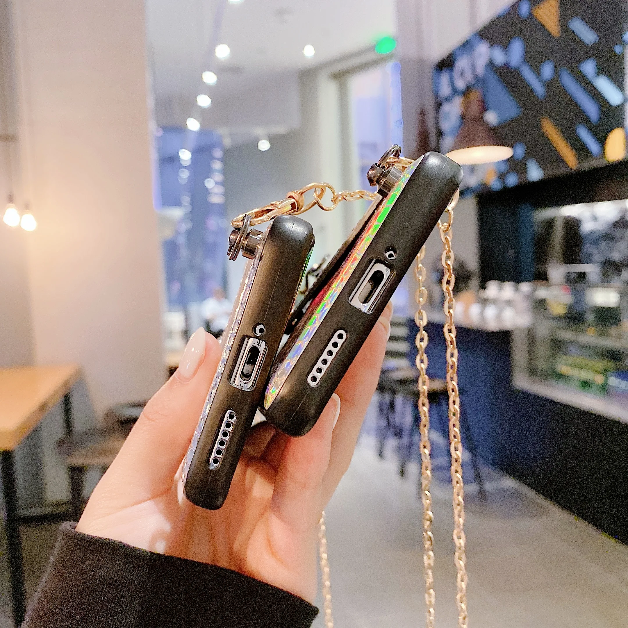 

Fashion Snakeskin Pattern Shoulder Lanyard Phone Case For HUAWEI P40 P30 Mate 40 30 Pro Leather Durable Strap Wallet Mobile Bag