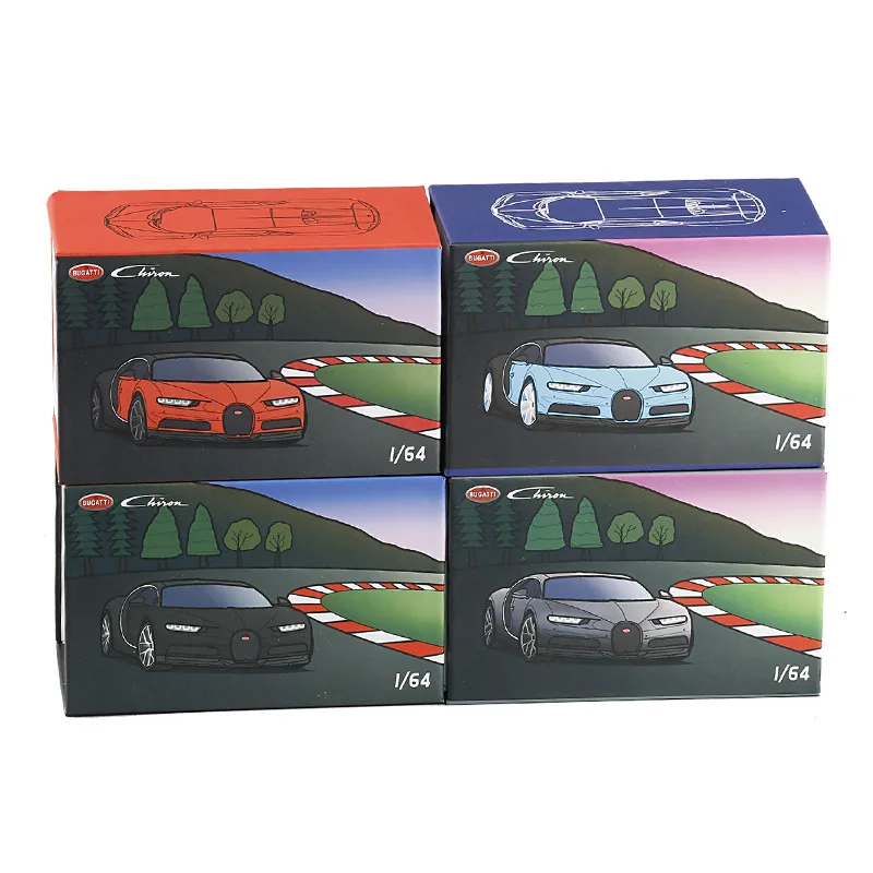 1/64 JKM Bugatti Chiron спортивный автомобиль Металлический Игрушечный Автомобиль из