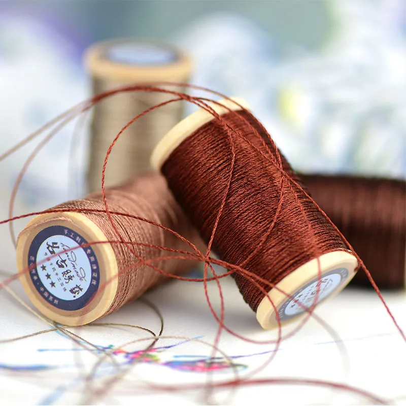 Вышивка нитки кисточки линия рулон 0 3 мм полиамидное волокно ручной работы 50 м