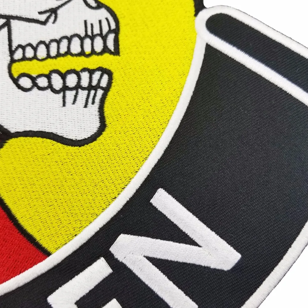 Вышитые Клубные термоклейкие нашивки westдал Devil's MC для одежды Байкерская