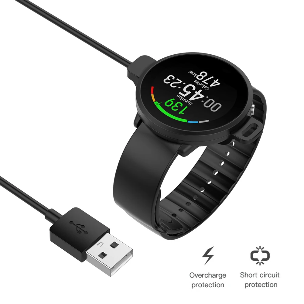 1 м Смарт часы с зарядным кабелем наручные устройством USB линия зарядки