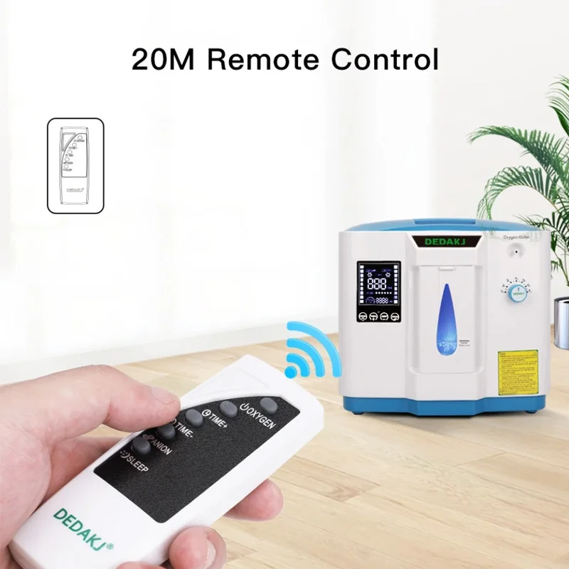 

Pre-sale Products DE-1B 1L-7L Portable Oxygen Concentrator Generator Oxygene Making Machine Care Oxygen Generating Machine