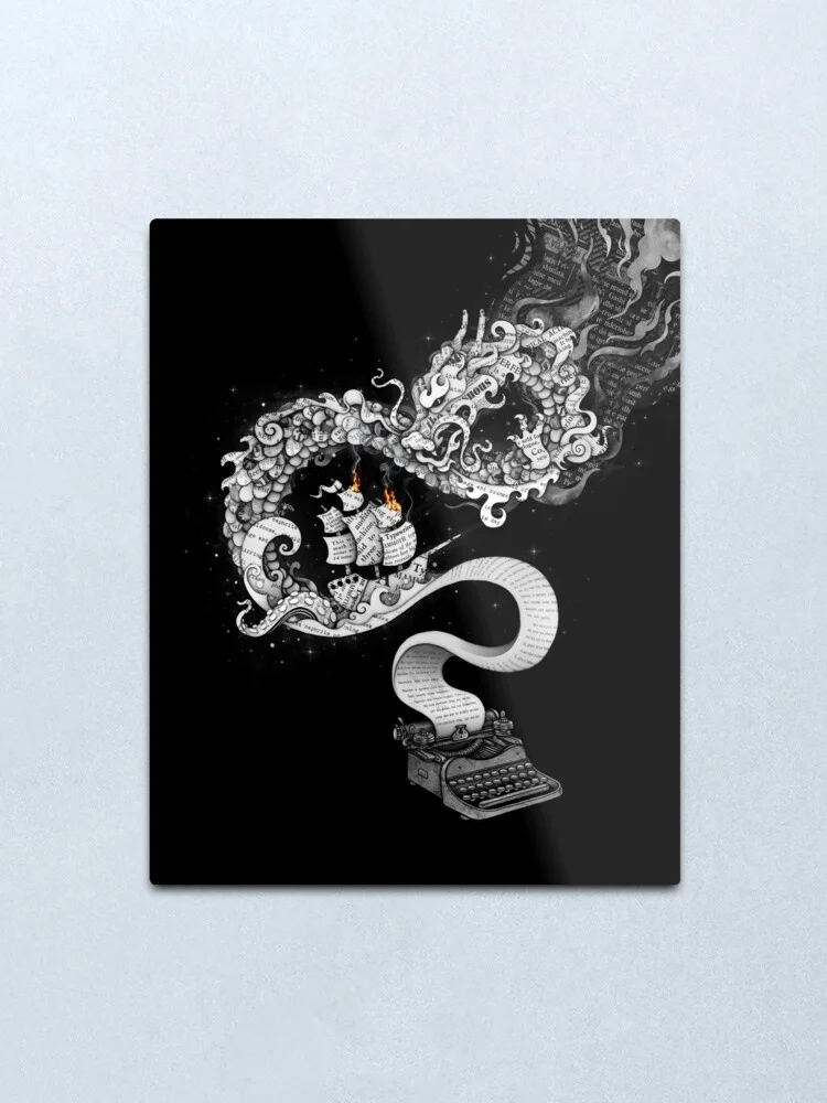 

Unleashed Imagination Metal Print Tin Sign Bar Home Wall Decor Metal Art Poster