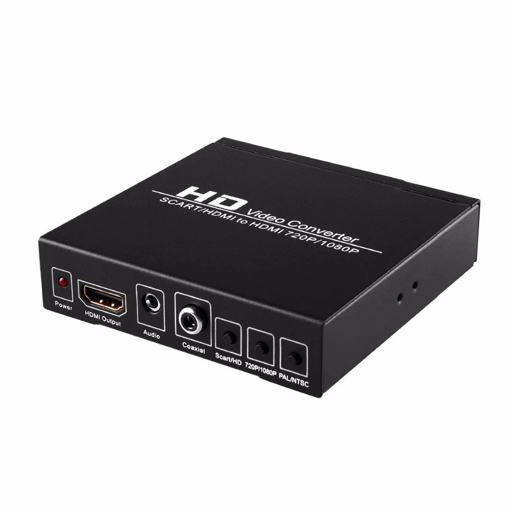 Conversor digital SCART HDMI para HDMI conversor de vídeo de alta definición...