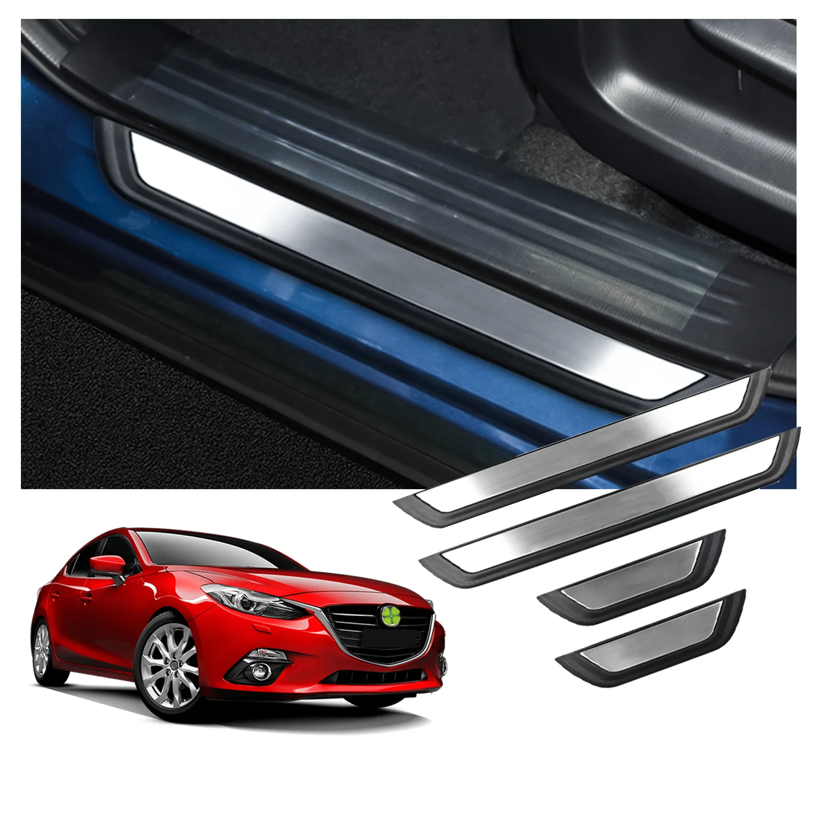 

Защитная полоса для порога автомобиля из нержавеющей стали для CX8 CX9/CX5