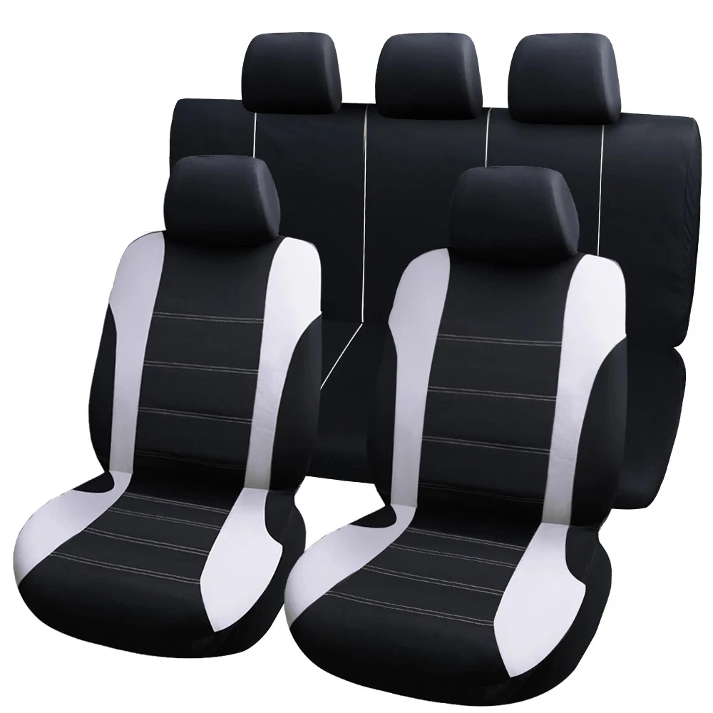 Aimaao 2/4/9 Pcs Universal Car Seat Covers Set Auto Styling Interior Accessories For Kia Ceed Fiat 500 Mercedes W203 Housse