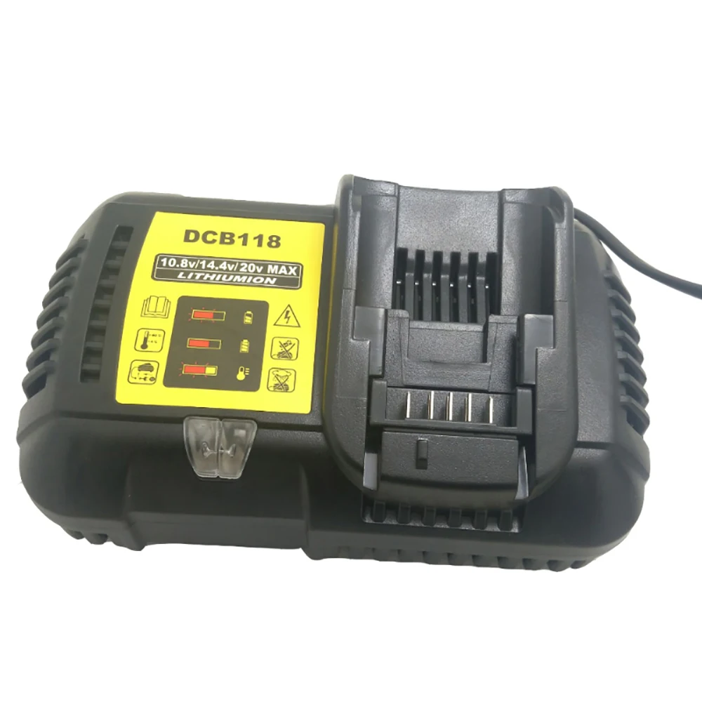 Для Dewalt DCB118 10 8 V 14 4 20V ионно-литиевая Батарея Зарядное устройство для DCB101 DCB120 DCB115
