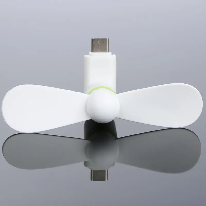 

Creative Mini Portable Micro USB Fan 5v 1w Mobile Phone USB Gadget Fans Tester For Type-C Type C USB-C