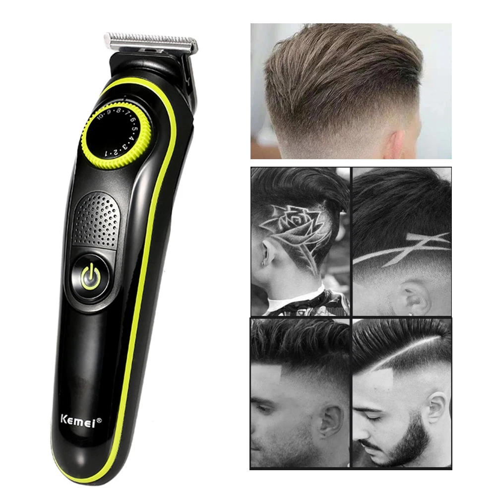 Электрический триммер для стрижки волос мужской набор удаления с USB зарядкой