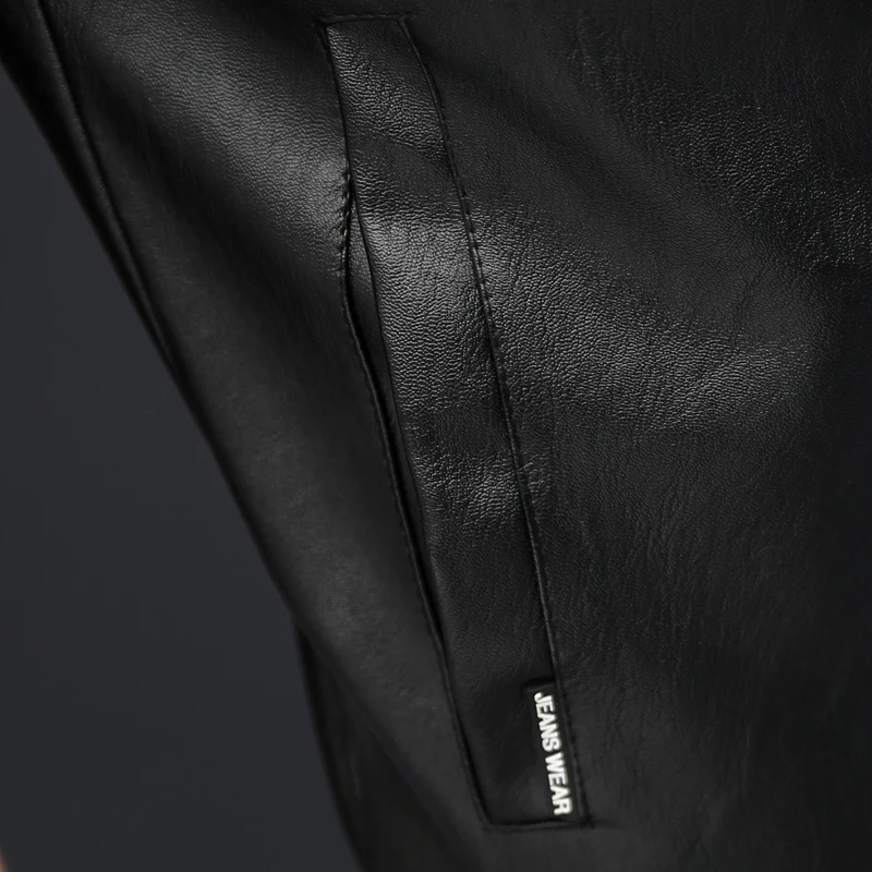 

Free ShippingSpring and autumn 2018 Classic Style Motorcycling PU Leather Jackets Men Slim Male Motor Jacket Men's Clothes