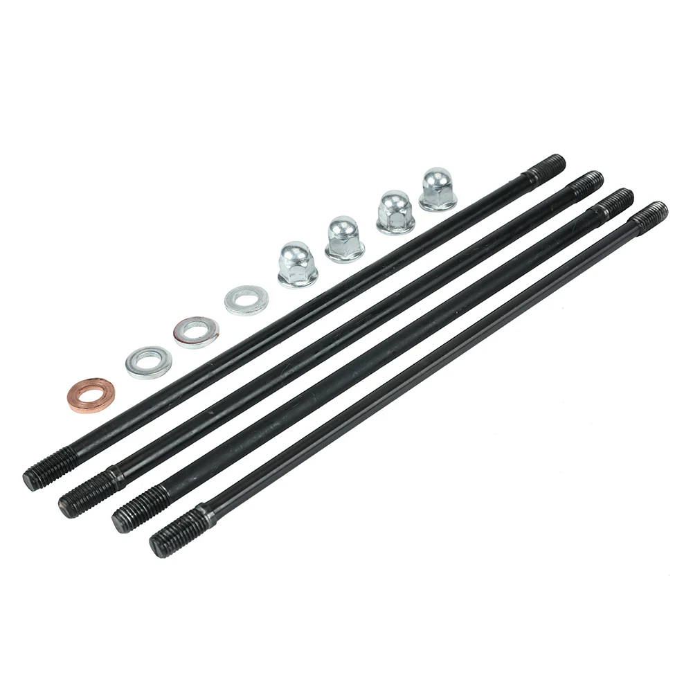 Engine Cylinder Head stud Bolts Set For Lifan 125cc Horizontal Kick Starter Engines Accessories Motocross Dirt Bike Motorcycle |