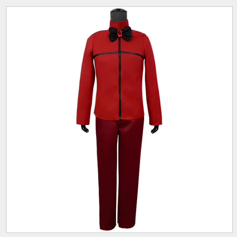 

Hazbin Cosplay Hotel Alastor Uniform Cosplay Costume Adult Men Halloween Carnival Christmas Costume Red Suit