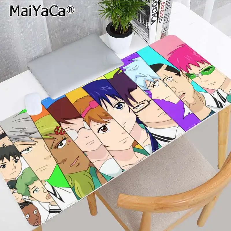 

The Disastrous Life of Saiki K Saiki Kusuo Cute Rubber Mouse Durable Desktop Mousepad Size for Game Keyboard Pad for Gamer