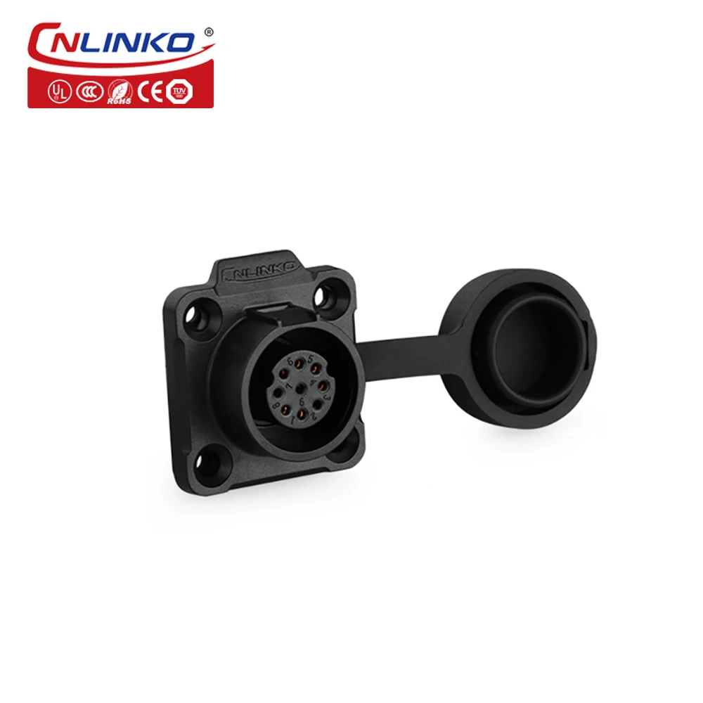 Cnlinko M16 110V AC DC Мощность промышленный электрический разъем 9Pin Панель адаптер